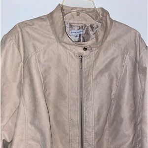 Susan Graver 3X jacket light tan
